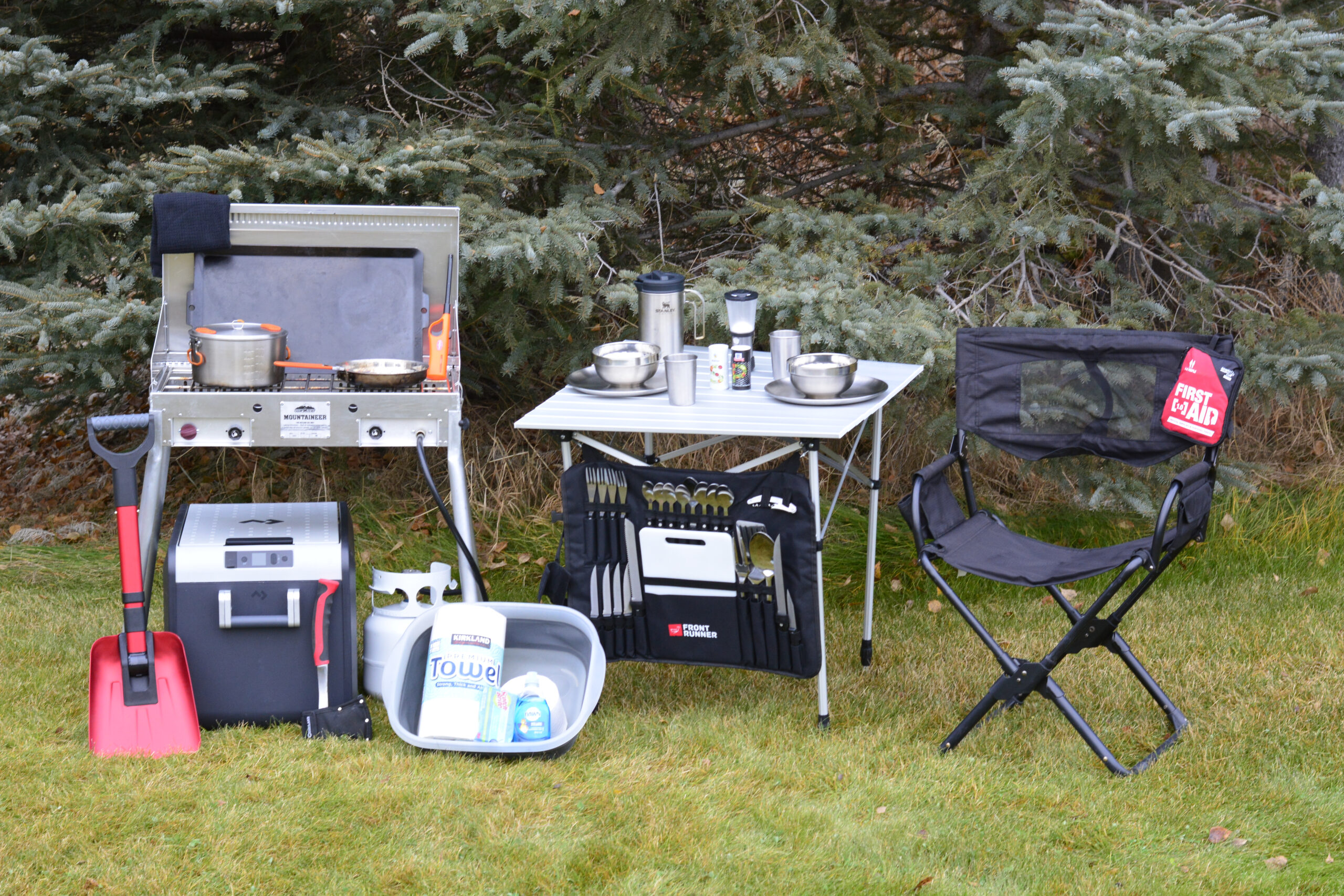 Included camp gear