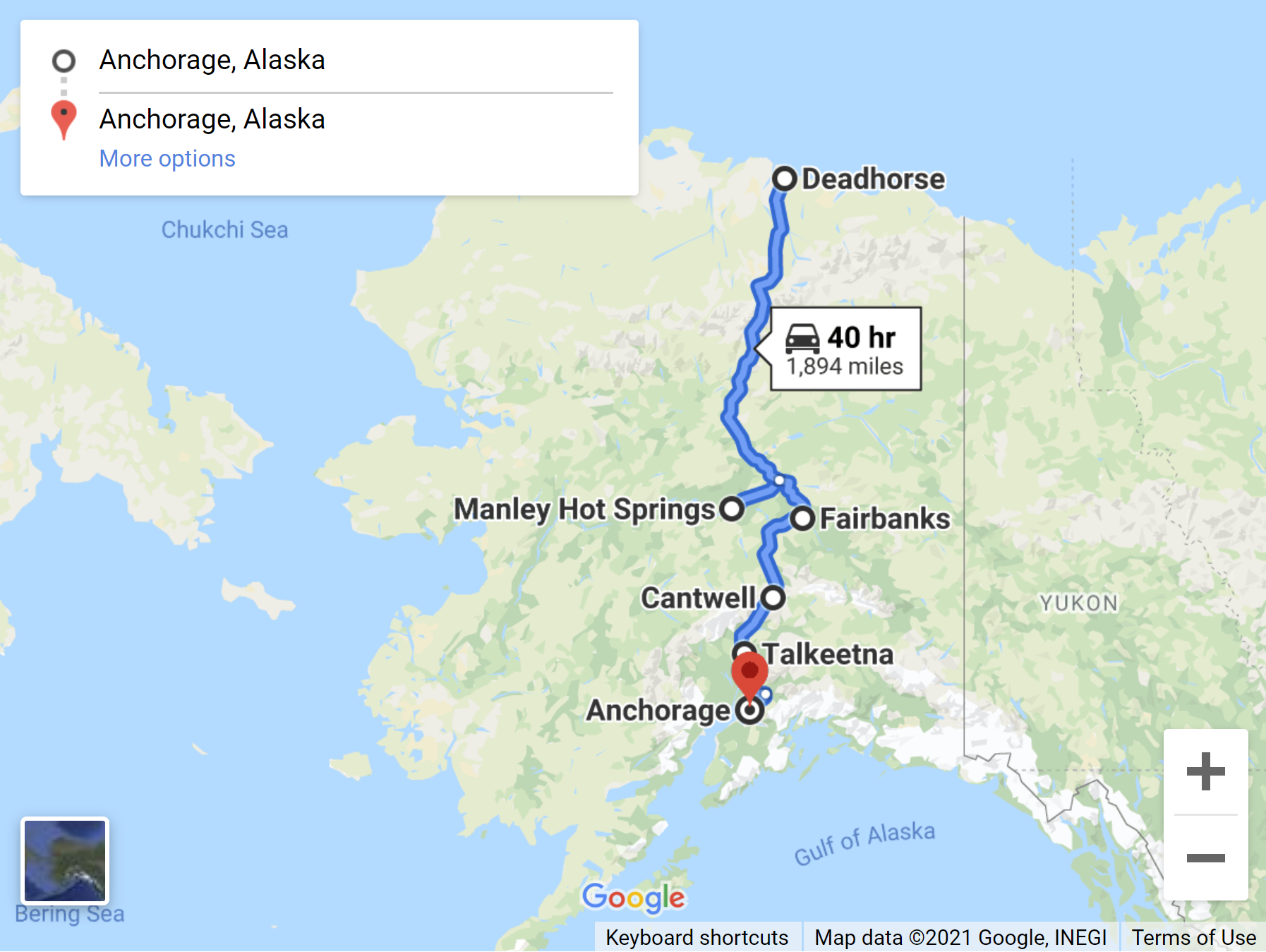 North To Alaska!